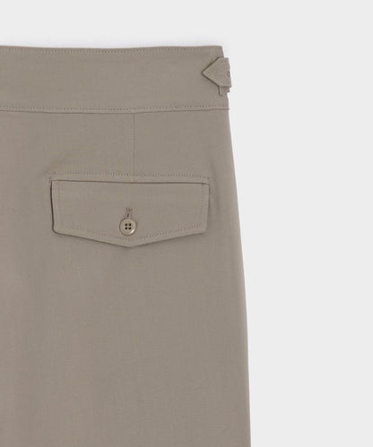 Todd Snyder Gabardine Gurkha Dress Trouser in Stone Stone
