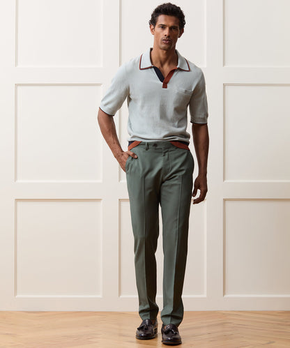 Todd Snyder Mohair Sutton Trouser in Green Smoke Green Smoke