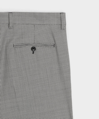 Todd Snyder Italian Wool Houndstooth Wythe Trouser in Cream Houndstooth Cream