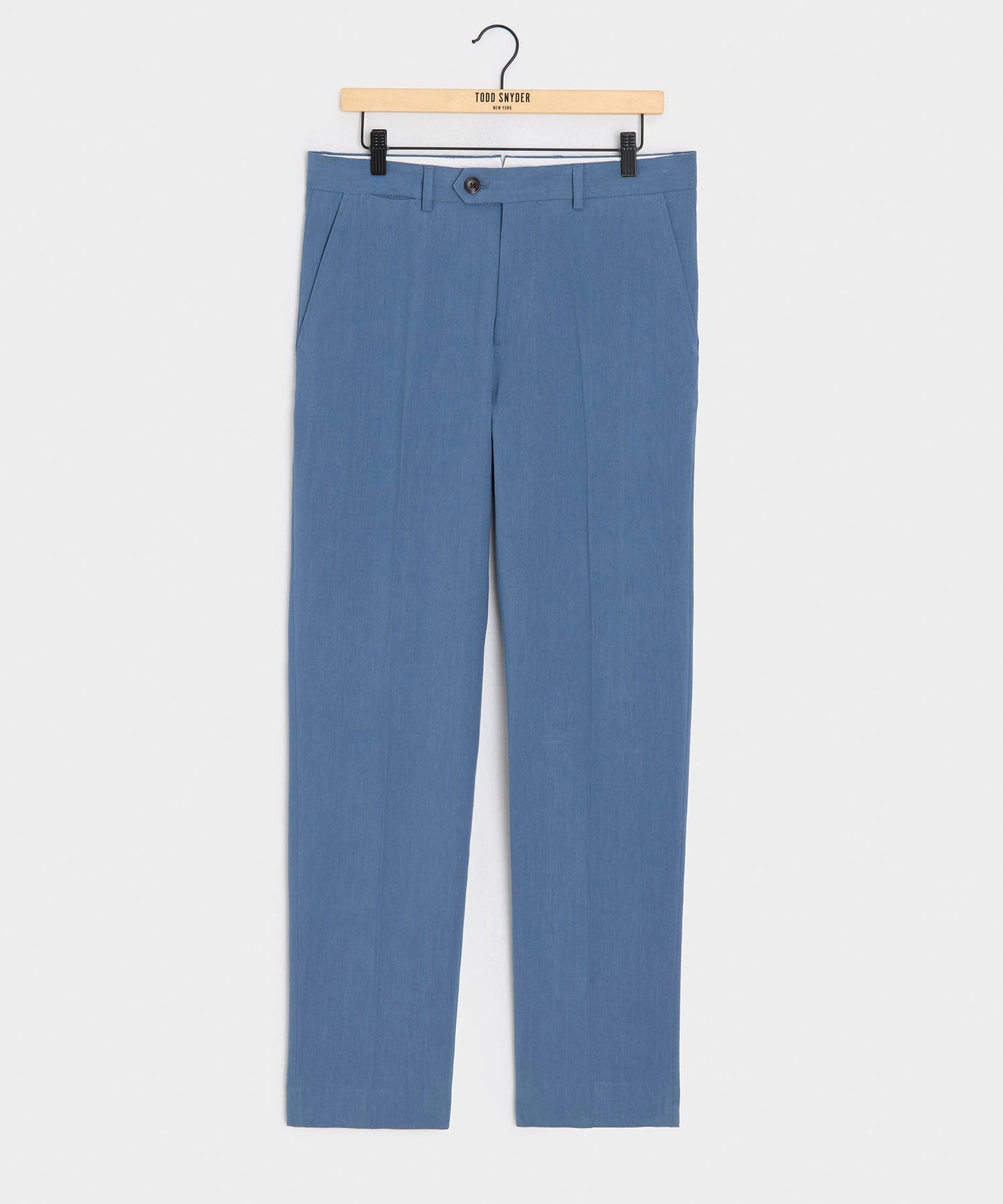 Todd Snyder Sueded Linen Sutton Trouser in Harbor Blue Harbor Blue