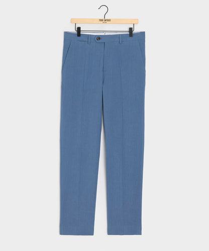 Todd Snyder Sueded Linen Sutton Trouser in Harbor Blue Harbor Blue
