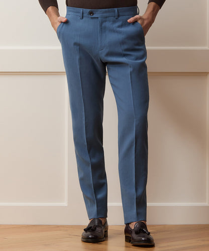 Todd Snyder Sueded Linen Sutton Trouser in Harbor Blue Harbor Blue