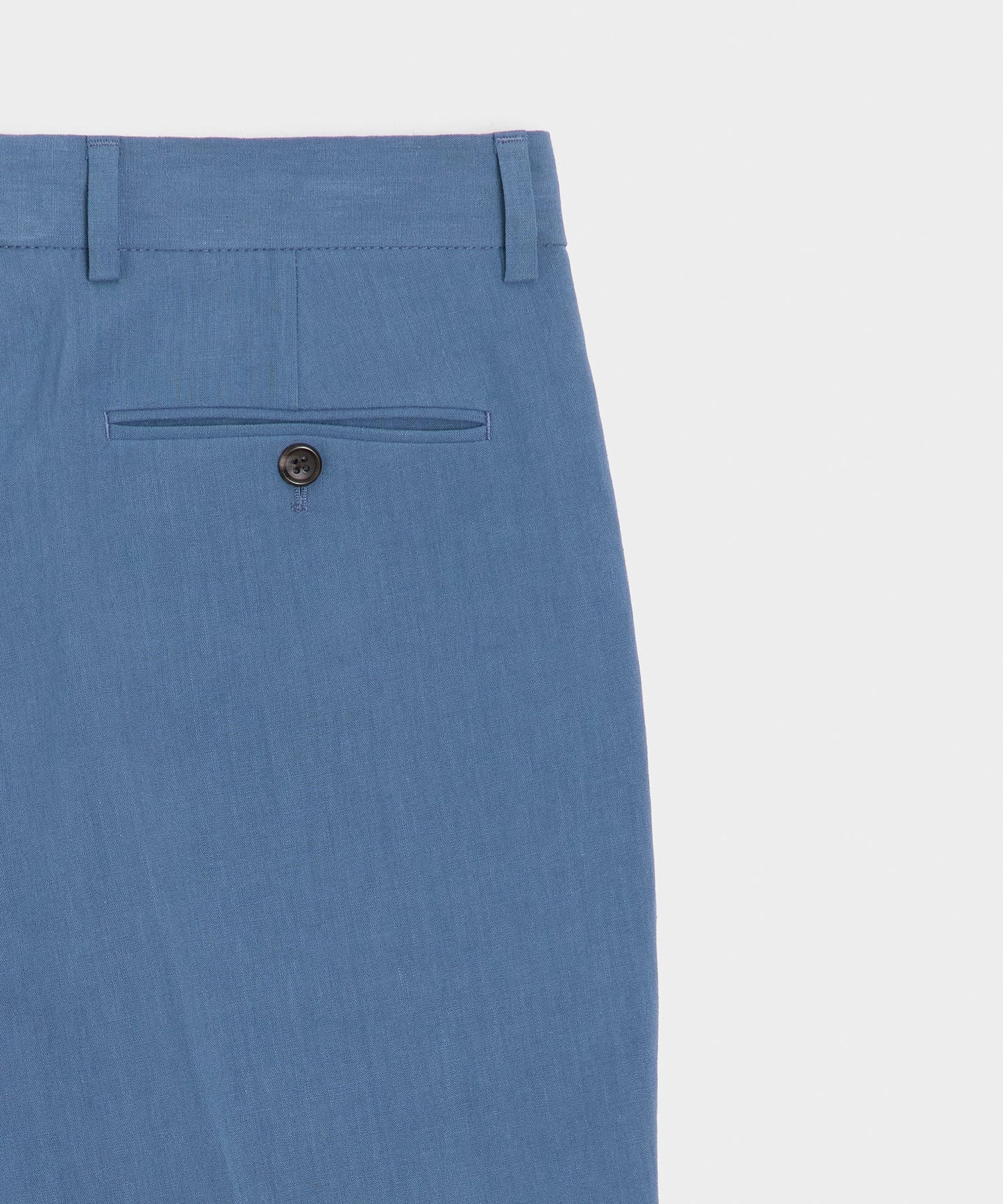 Todd Snyder Sueded Linen Sutton Trouser in Harbor Blue Harbor Blue