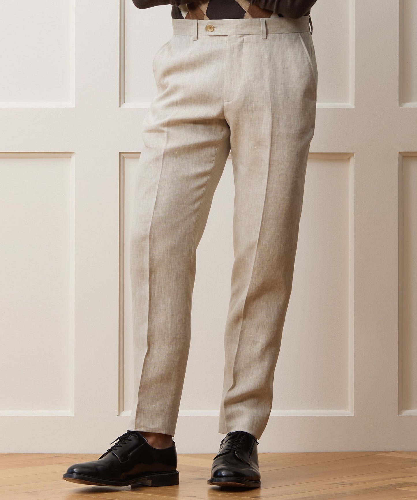 Todd Snyder Linen Sutton Trouser in Oatmeal Oatmeal