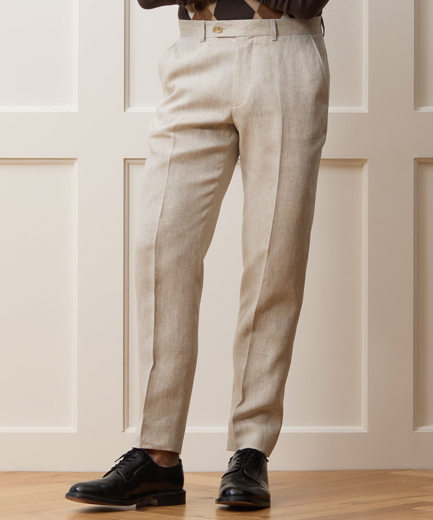 Todd Snyder Linen Sutton Trouser in Oatmeal Oatmeal