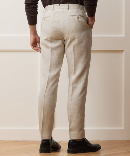 Todd Snyder Linen Sutton Trouser in Oatmeal Oatmeal