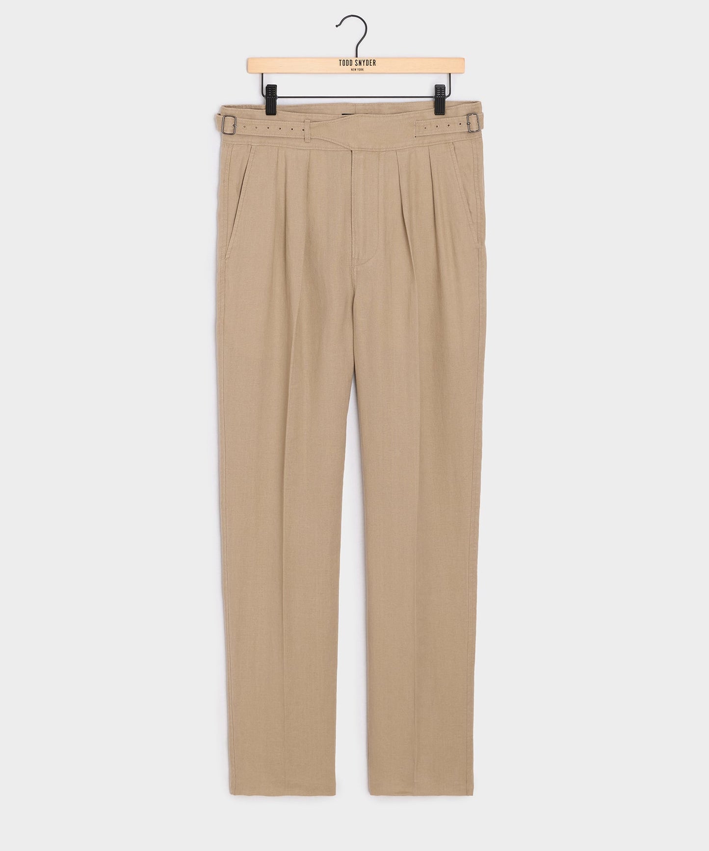 Todd Snyder Linen Gurkha Trouser in Beige Beige