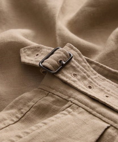 Todd Snyder Linen Gurkha Trouser in Beige Beige