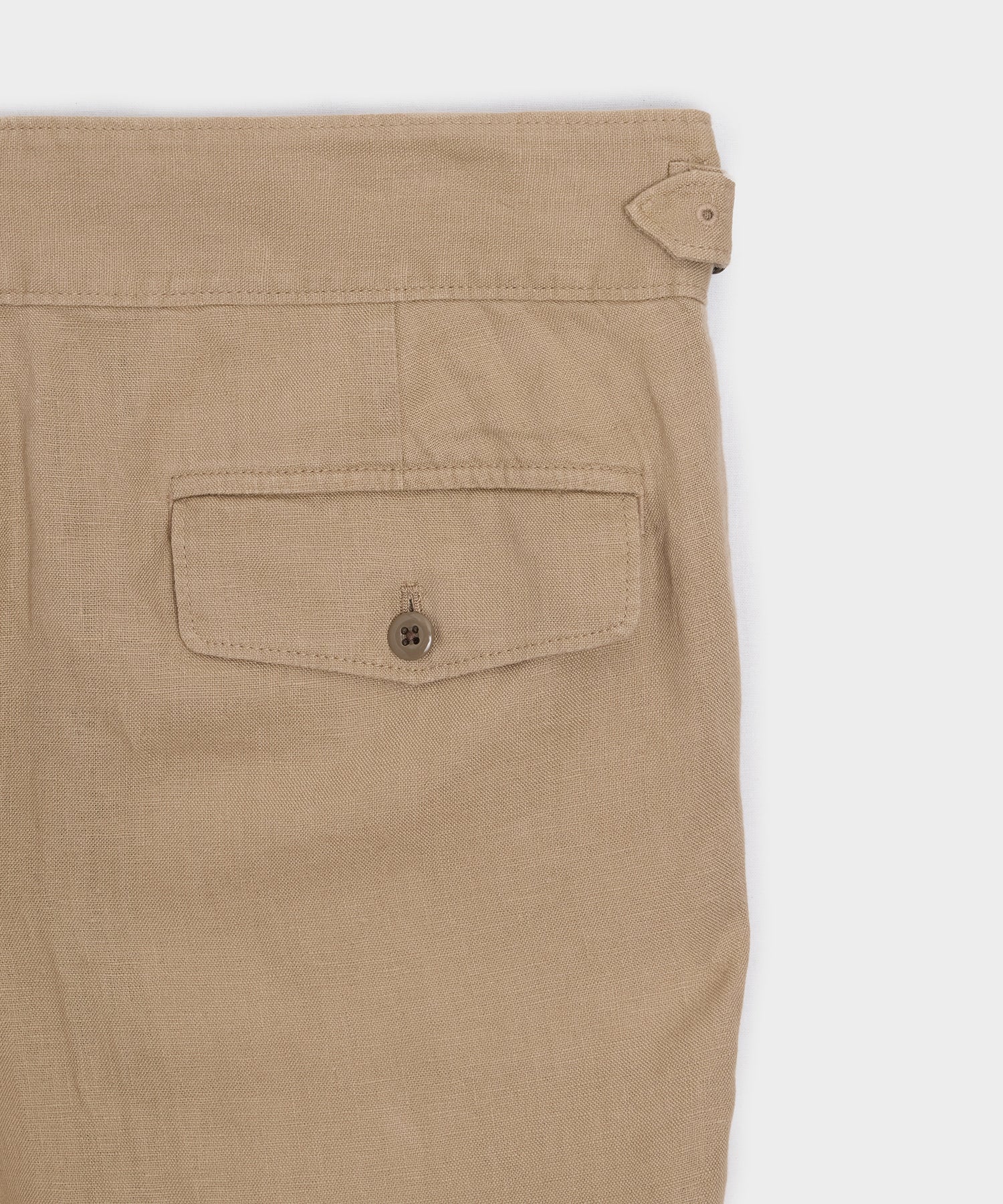Todd Snyder Linen Gurkha Trouser in Beige Beige