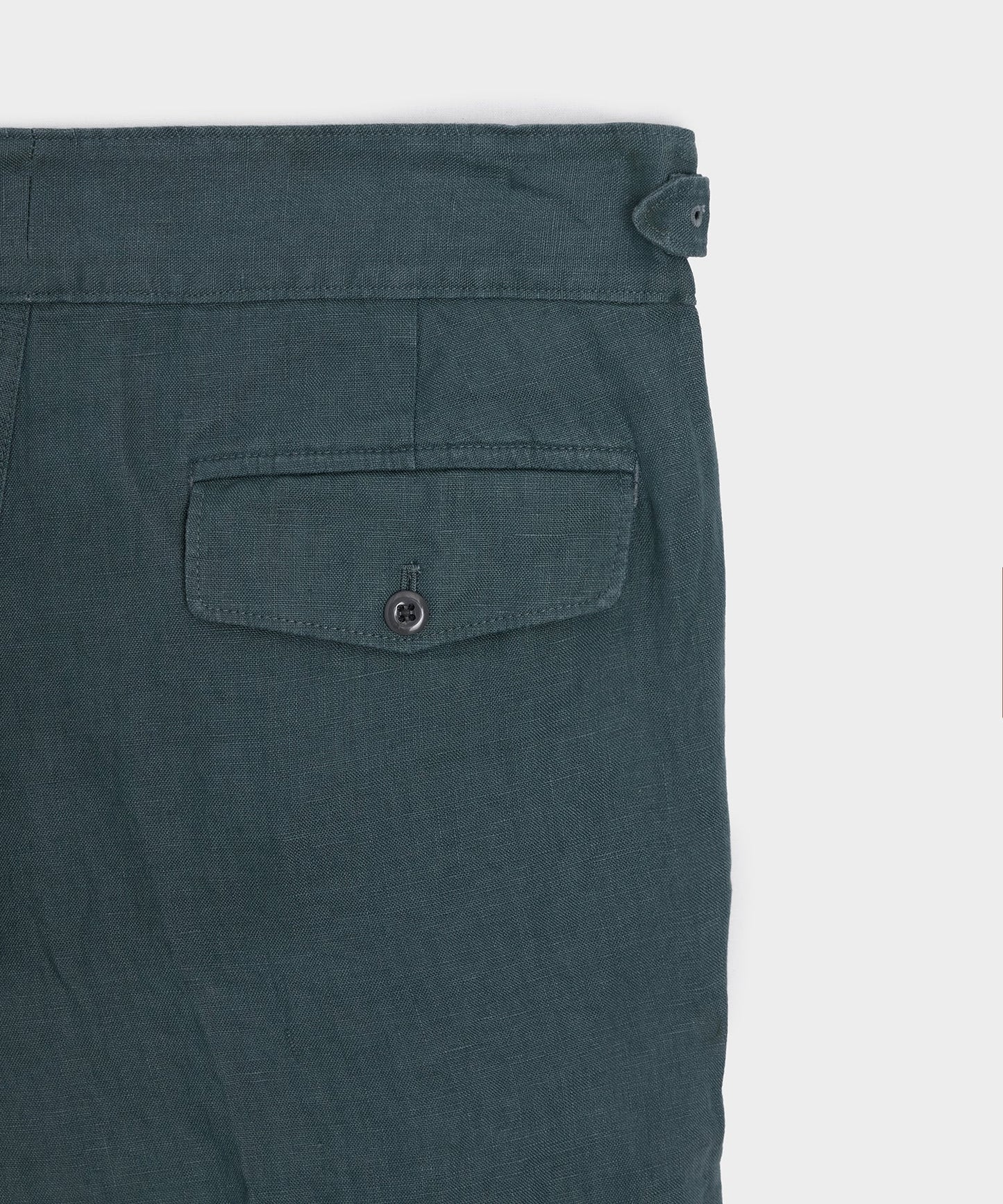 Todd Snyder Linen Gurkha Trouser in Teal Teal