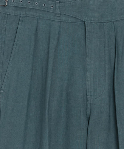 Todd Snyder Linen Gurkha Trouser in Teal Teal