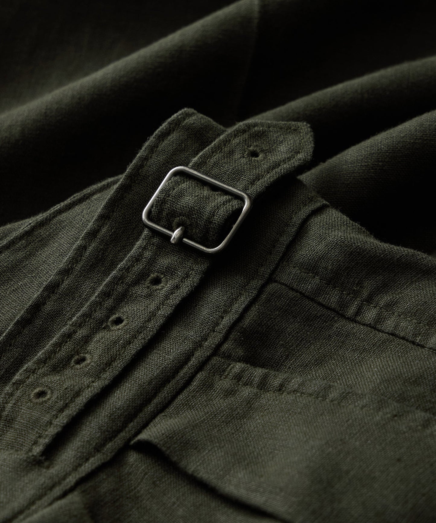 Todd Snyder Linen Gurkha Trouser in Snyder Olive Snyder Olive