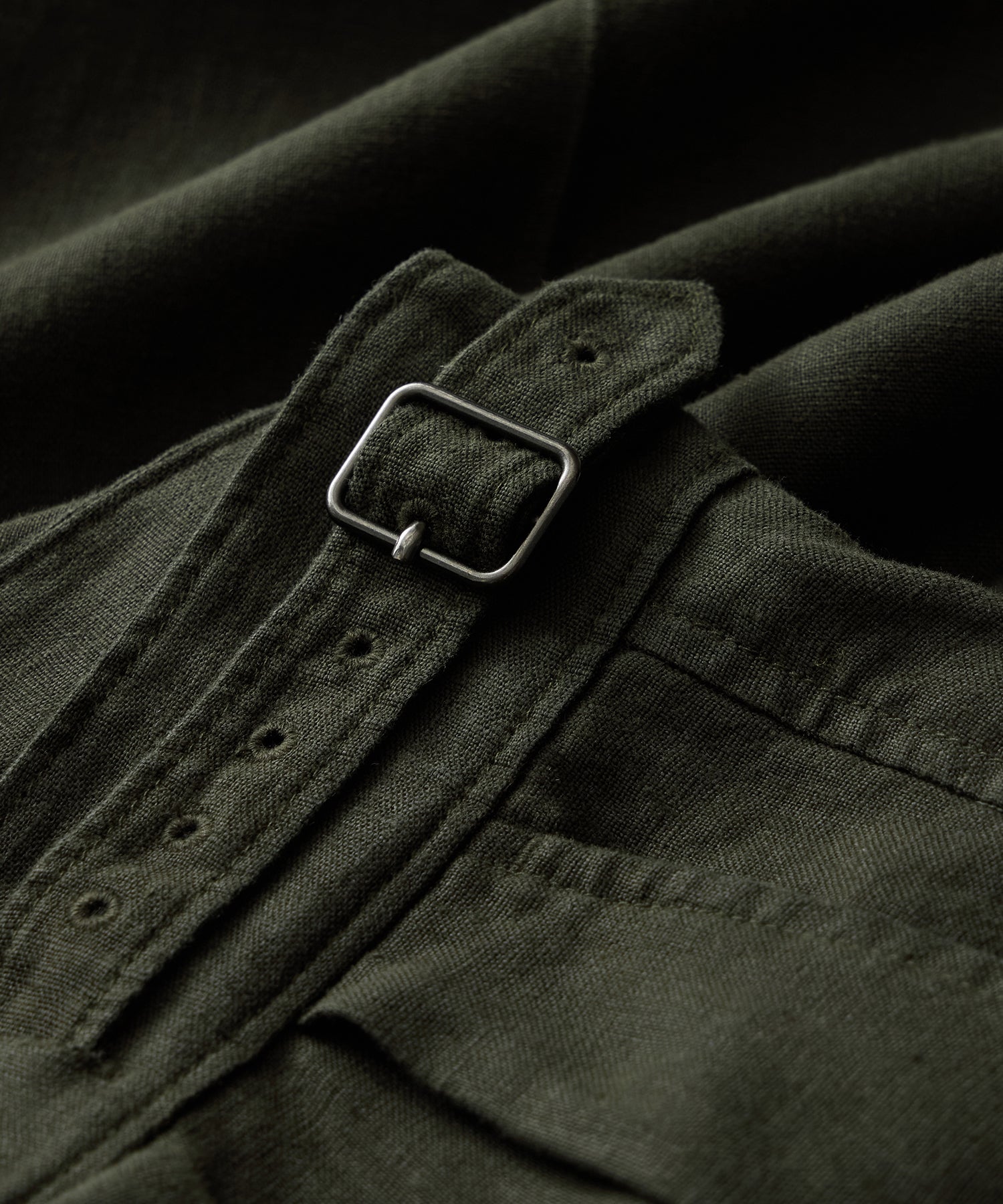 Todd Snyder Linen Gurkha Trouser in Snyder Olive Snyder Olive