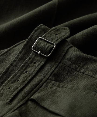 Todd Snyder Linen Gurkha Trouser in Snyder Olive Snyder Olive