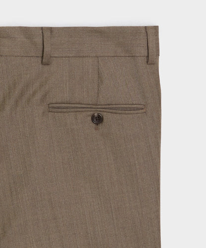 Todd Snyder Herringbone Madison Trouser in Light Brown Herringbone Light Brown