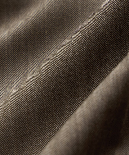 Todd Snyder Herringbone Madison Trouser in Light Brown Herringbone Light Brown