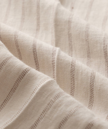 Todd Snyder Linen Gurkha Trouser in Cream Stripe Cream