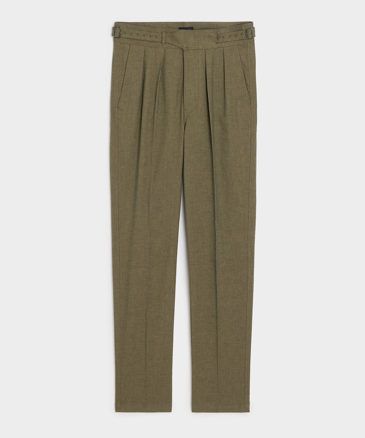 Todd Snyder Italian Heathered Cotton Gurkha Trouser in Green Green