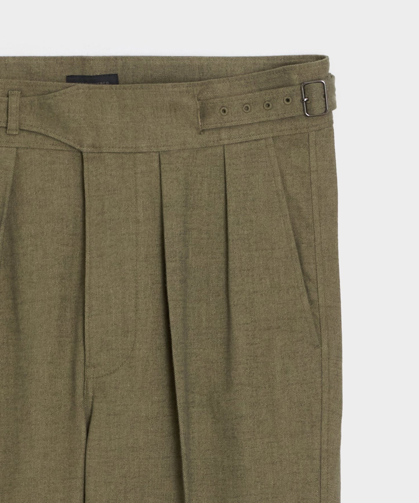 Todd Snyder Italian Heathered Cotton Gurkha Trouser in Green Green