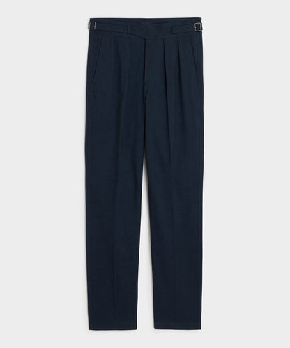 Todd Snyder Italian Heathered Cotton Gurkha Trouser in Navy Navy