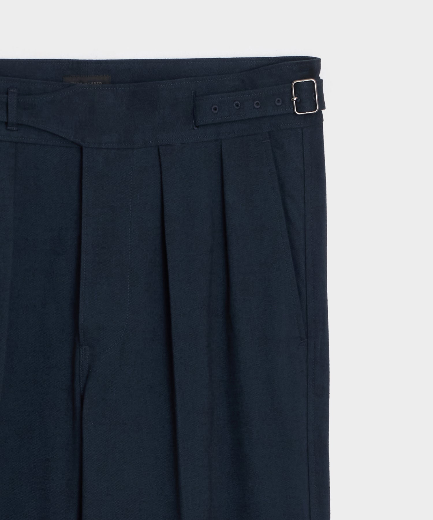 Todd Snyder Italian Heathered Cotton Gurkha Trouser in Navy Navy