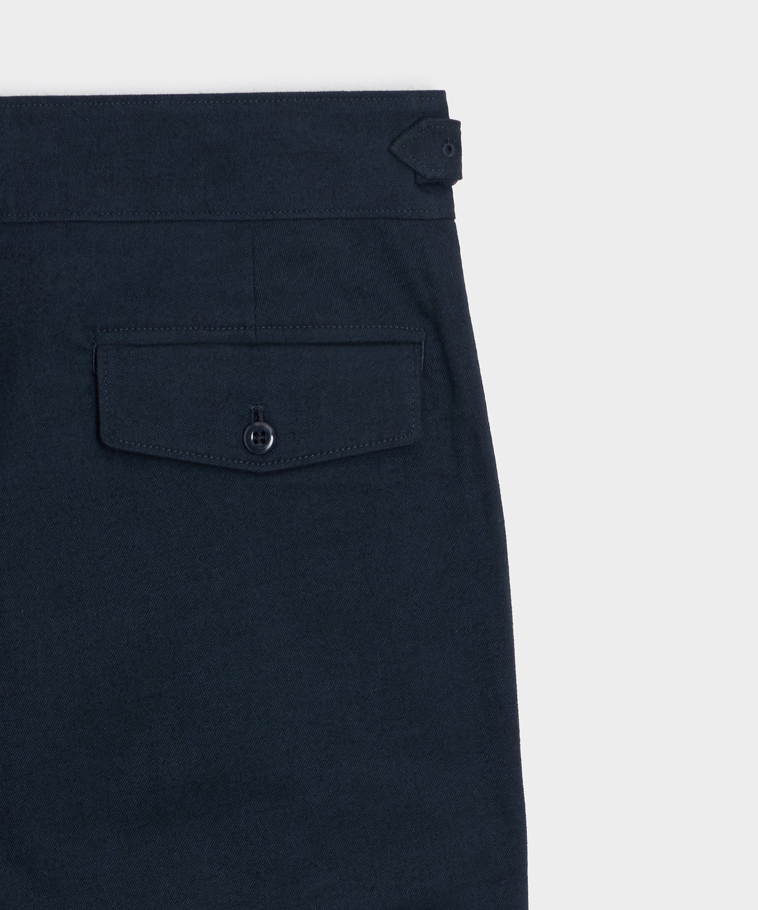 Todd Snyder Italian Heathered Cotton Gurkha Trouser in Navy Navy