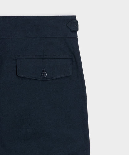 Todd Snyder Italian Heathered Cotton Gurkha Trouser in Navy Navy