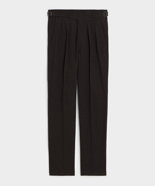 Todd Snyder Italian Heathered Cotton Gurkha Trouser in Brown Brown