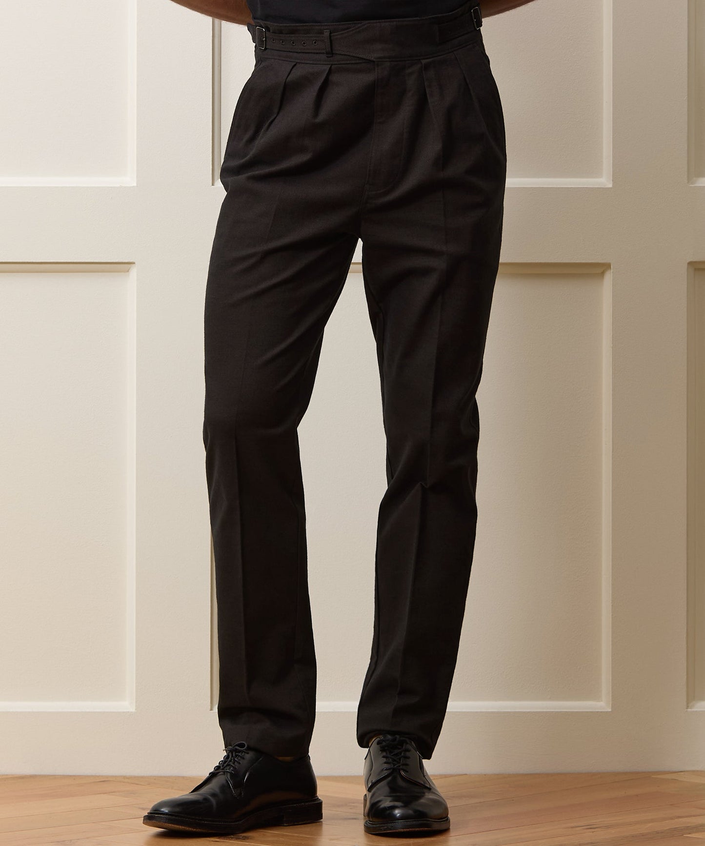 Todd Snyder Italian Heathered Cotton Gurkha Trouser in Brown Brown