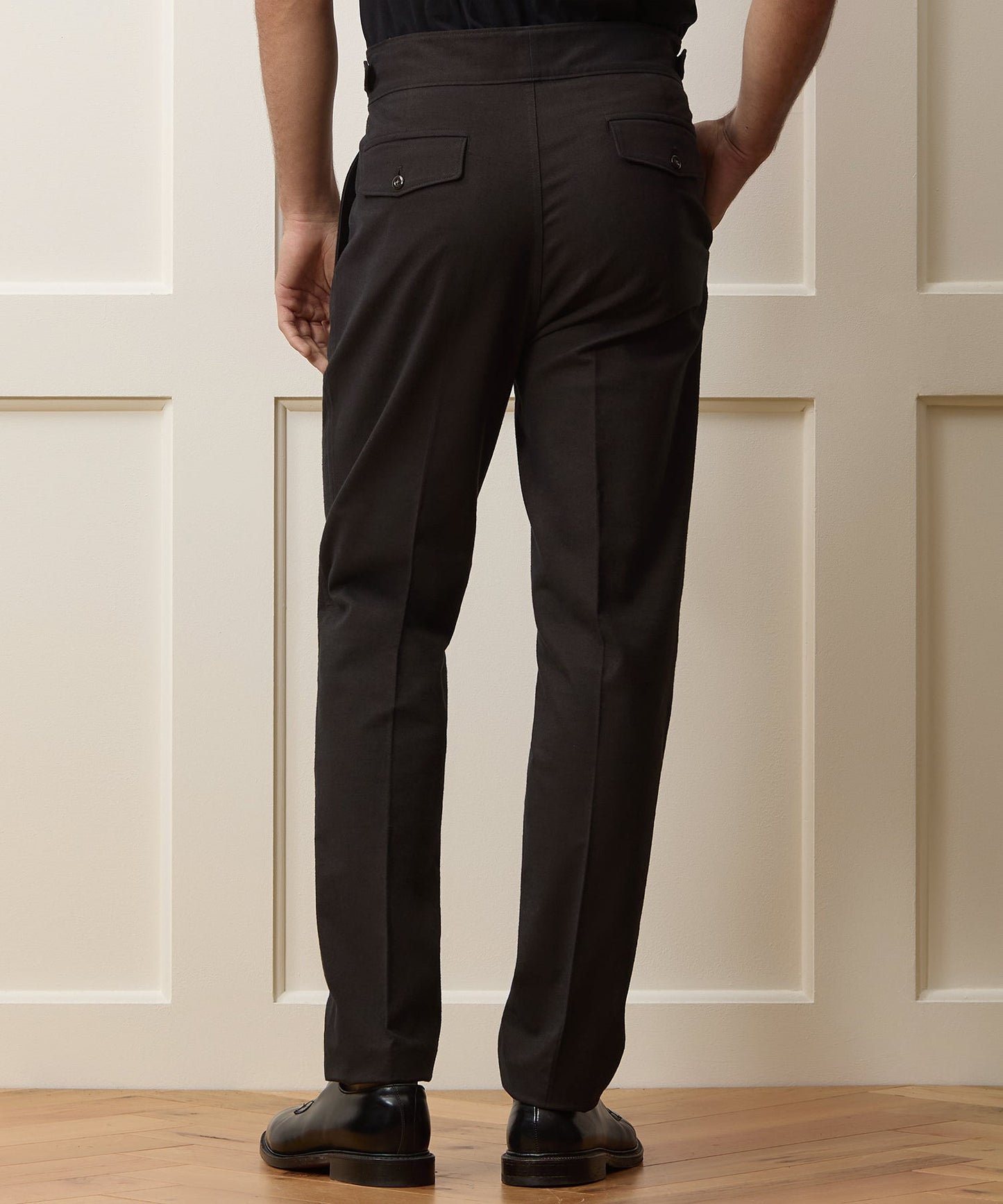 Todd Snyder Italian Heathered Cotton Gurkha Trouser in Brown Brown