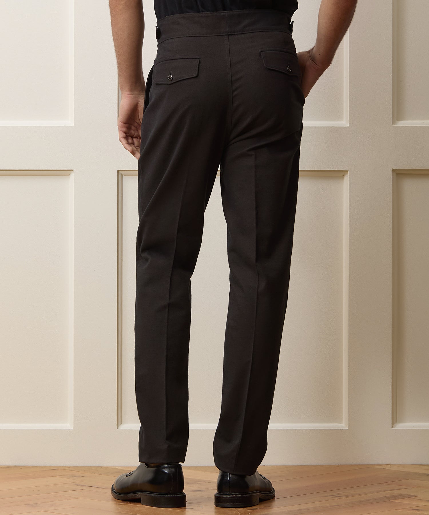 Todd Snyder Italian Heathered Cotton Gurkha Trouser in Brown Brown