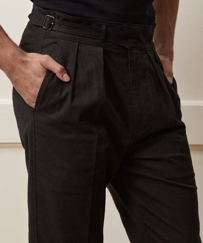 Todd Snyder Italian Heathered Cotton Gurkha Trouser in Brown Brown