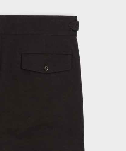 Todd Snyder Italian Heathered Cotton Gurkha Trouser in Brown Brown