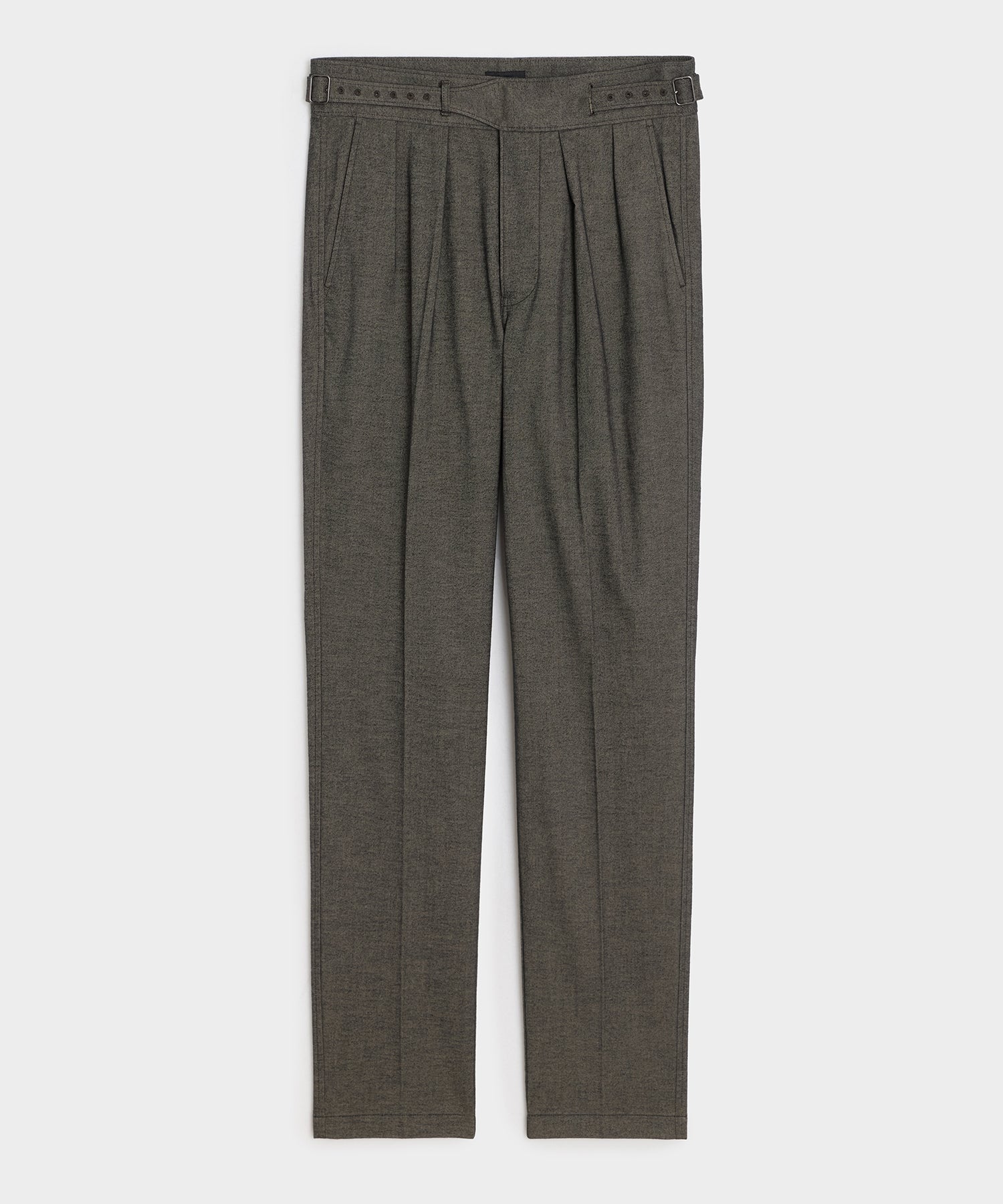 Todd Snyder Italian Heathered Cotton Gurkha Trouser in Charcoal Charcoal