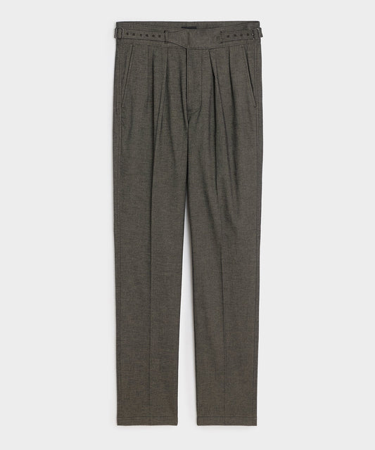 Todd Snyder Italian Heathered Cotton Gurkha Trouser in Charcoal Charcoal