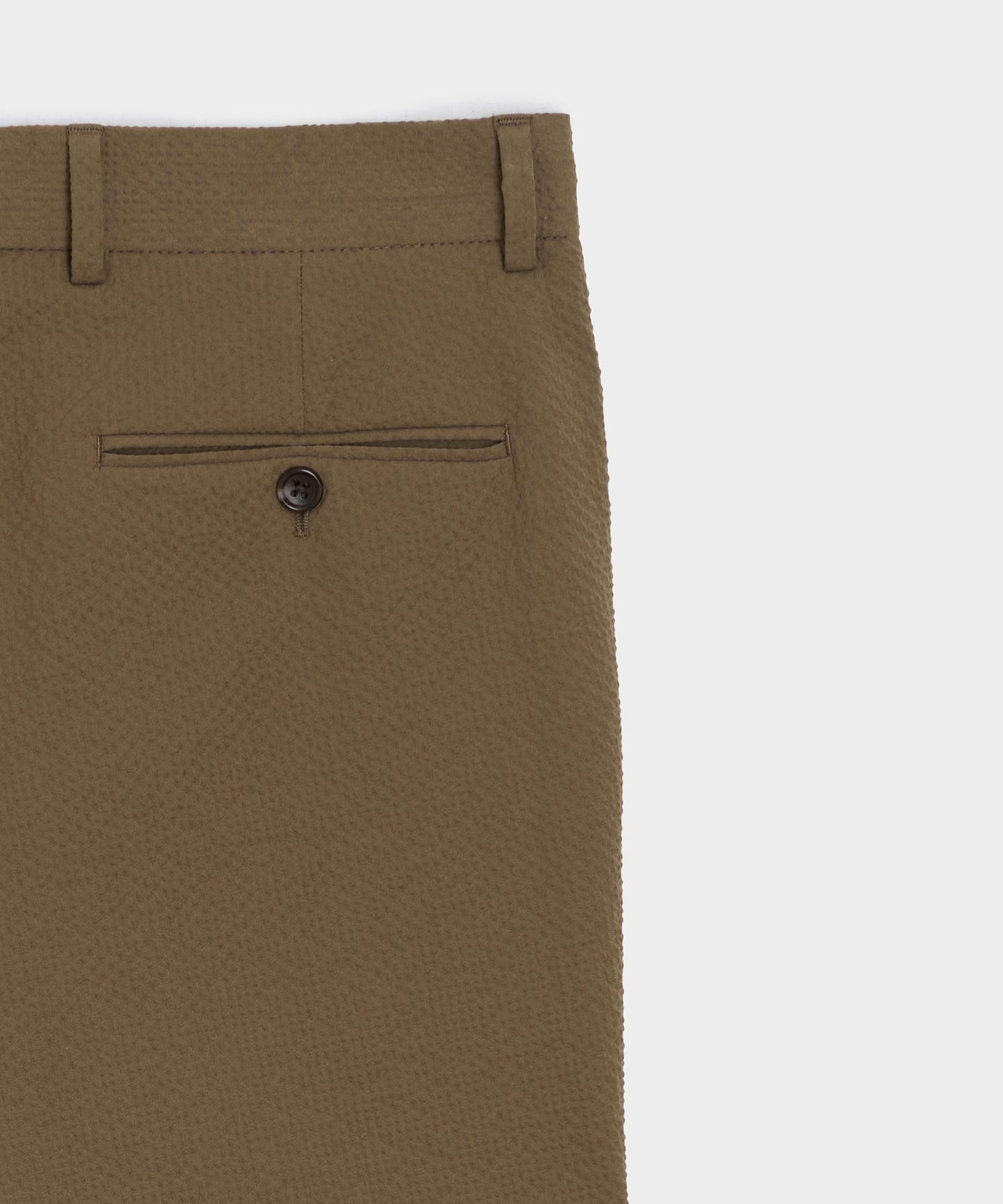 Todd Snyder Italian Seersucker Sutton Trouser in Tan Tan
