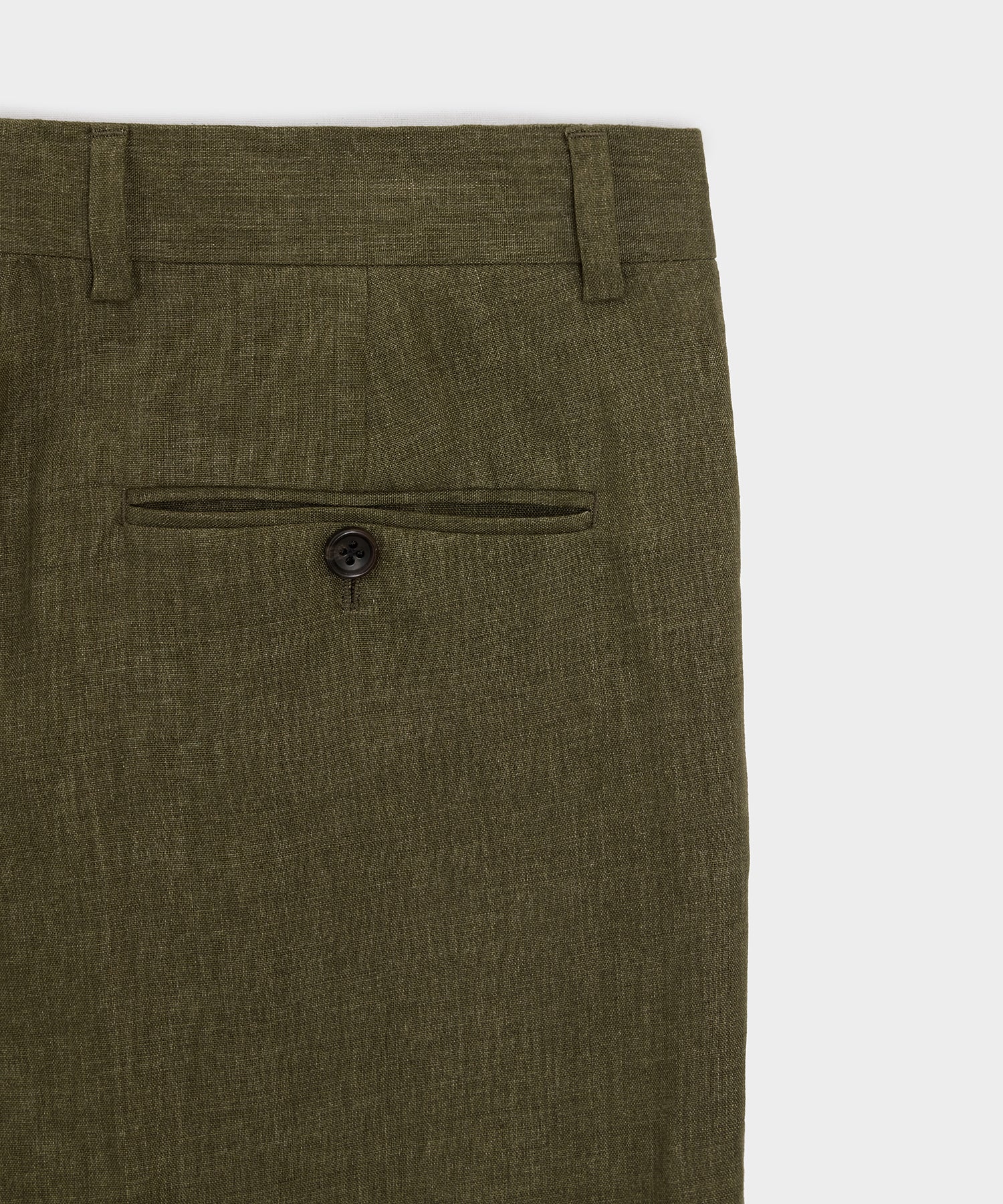 Todd Snyder Italian Linen Madison Trouser in Olive Olive