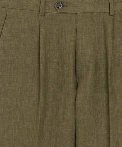 Todd Snyder Italian Linen Madison Trouser in Olive Olive