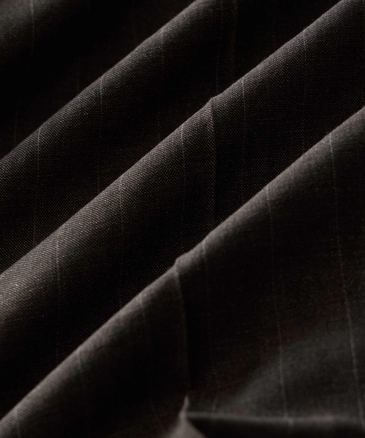 Todd Snyder Italian Wool-Linen Pinstripe Wythe Trouser in Brown Stripe Brown