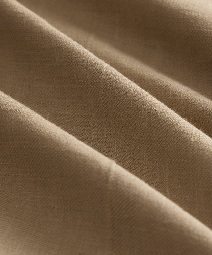 Todd Snyder Linen Side Tab Trouser in Khaki Khaki
