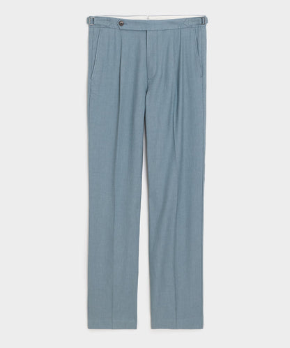 Todd Snyder Linen Side Tab Trouser in Airway Airway