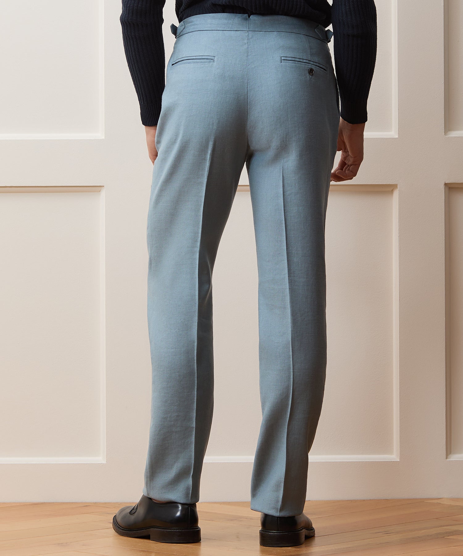 Todd Snyder Linen Side Tab Trouser in Airway Airway