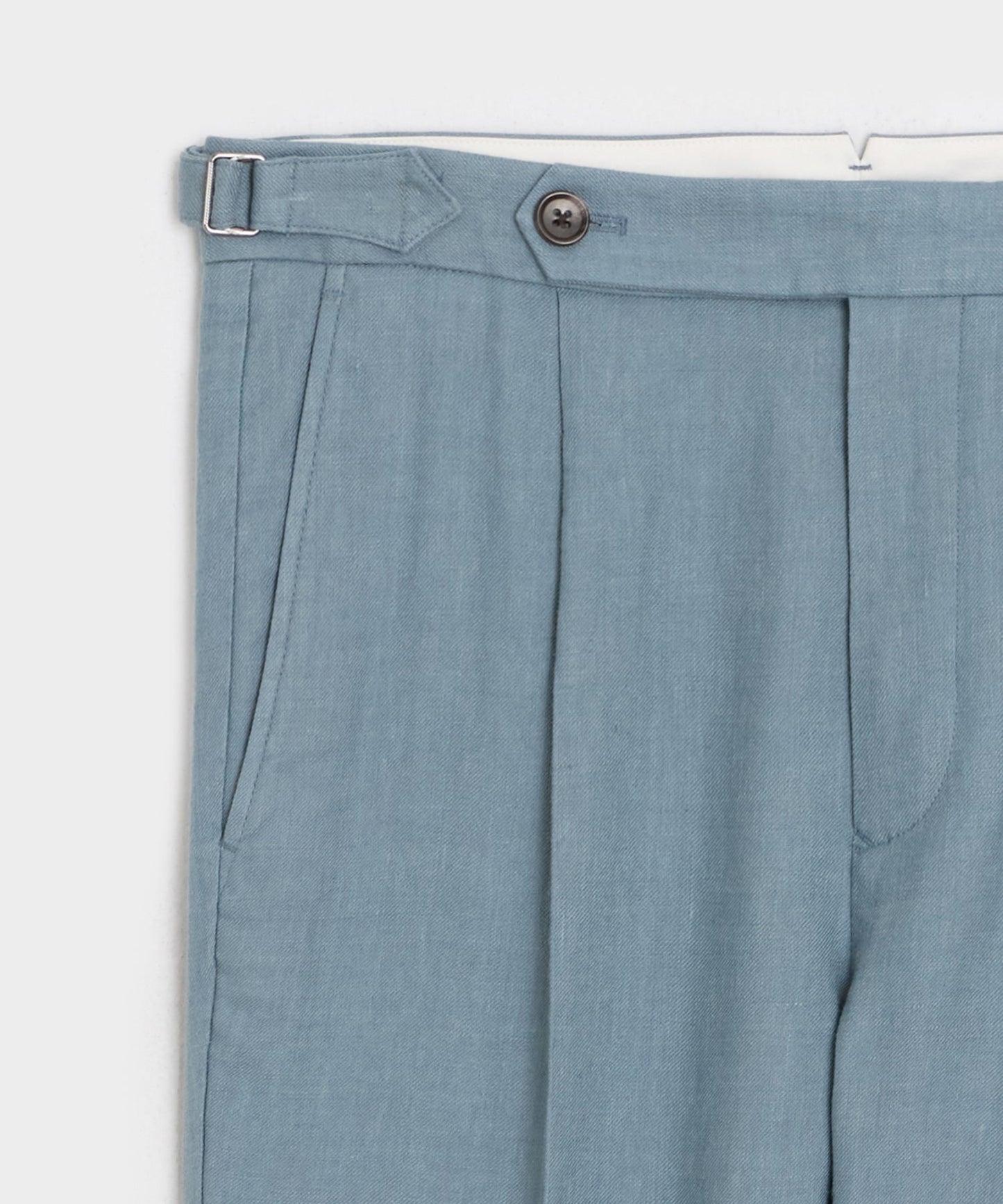 Todd Snyder Linen Side Tab Trouser in Airway Airway
