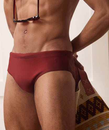 Todd Snyder Mykonos Swim Brief in Red Red