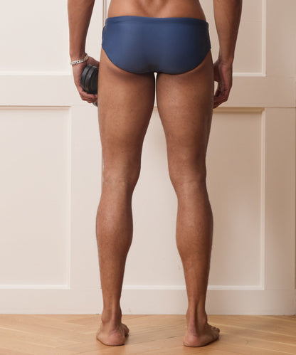Todd Snyder Mykonos Swim Brief in Faded Indigo Faded Indigo