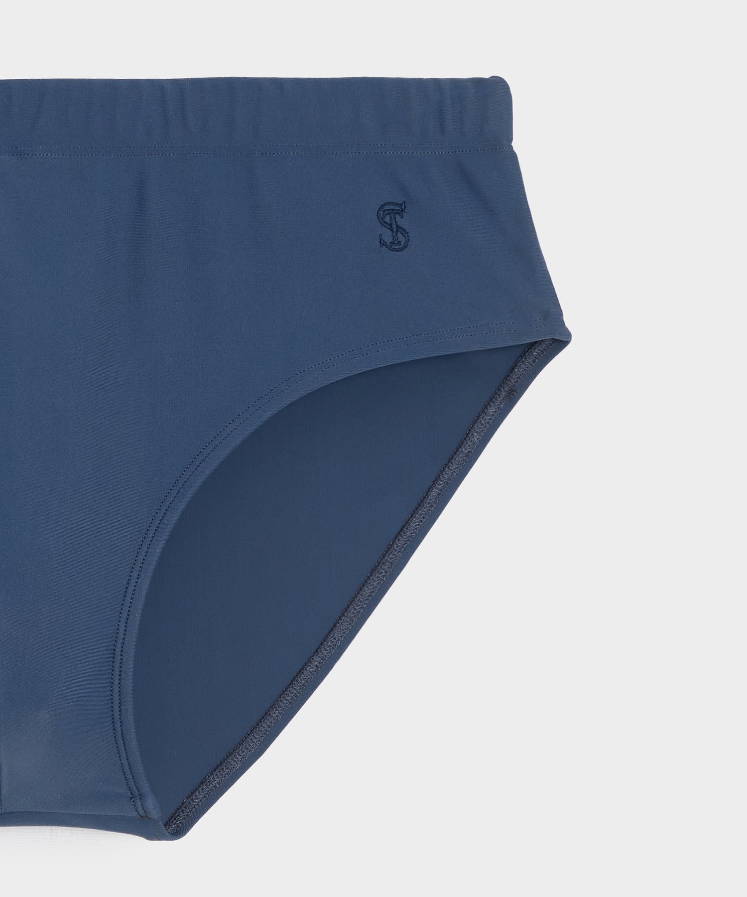 Todd Snyder Mykonos Swim Brief in Faded Indigo Faded Indigo