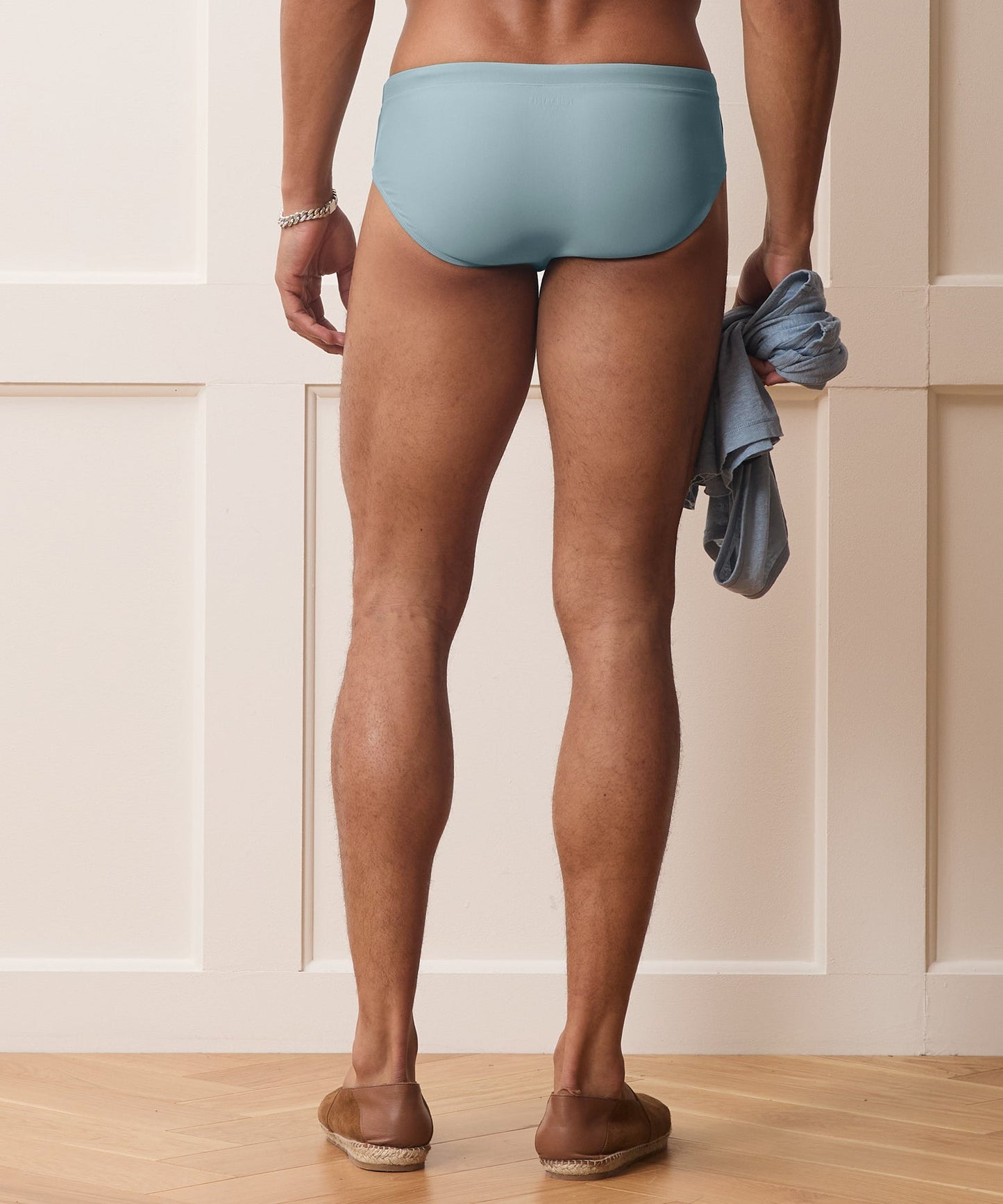 Todd Snyder Mykonos Swim Brief in Sky Blue Sky Blue