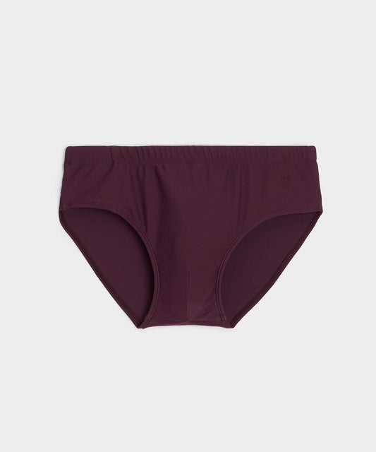 Todd Snyder Mykonos Swim Brief in Merlot Merlot
