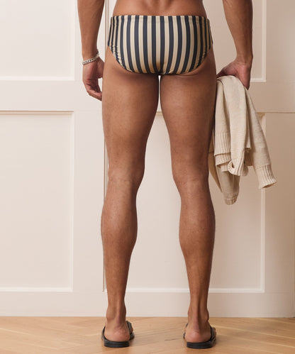 Todd Snyder Mykonos Swim Brief in Khaki Khaki