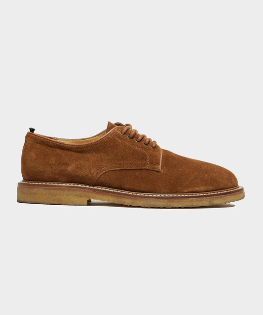 Todd Snyder Nomad Derby Shoe in Tobacco Tobacco